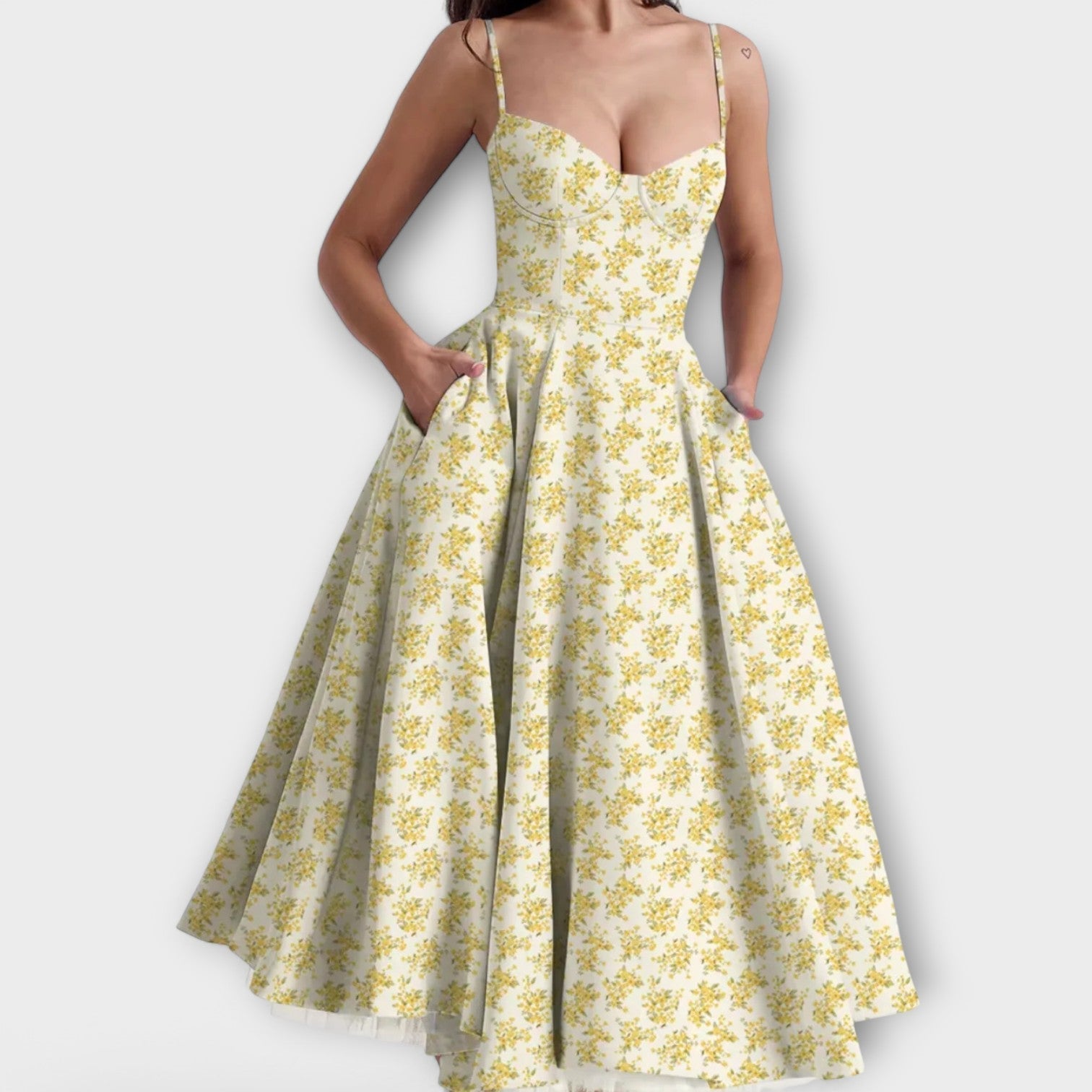 Floreale giallo / 2XL