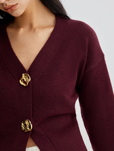 Serena™ | Cardigan Métallique Chic